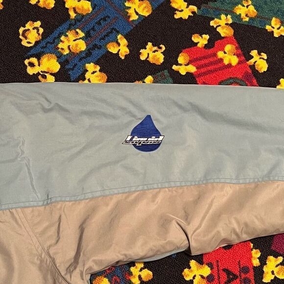 Mens VTG’ 90s LIQUID BLUE Hooded Weatherproof Insulated Jacket / Size Medium - Picture 6 of 8